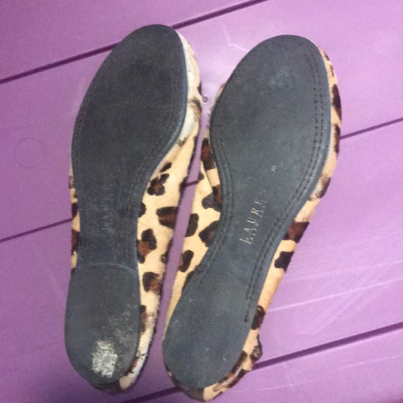 Leopard print pony hair flats - Picture 2 of 2
